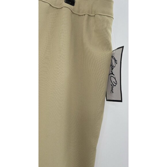 VTG NWT Bend Over Plus Size High Rise Beige Dress Pants Sz 24W Career - Picture 4 of 9